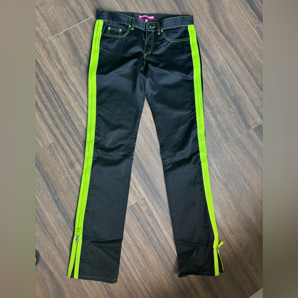 Black  Satin Jeans